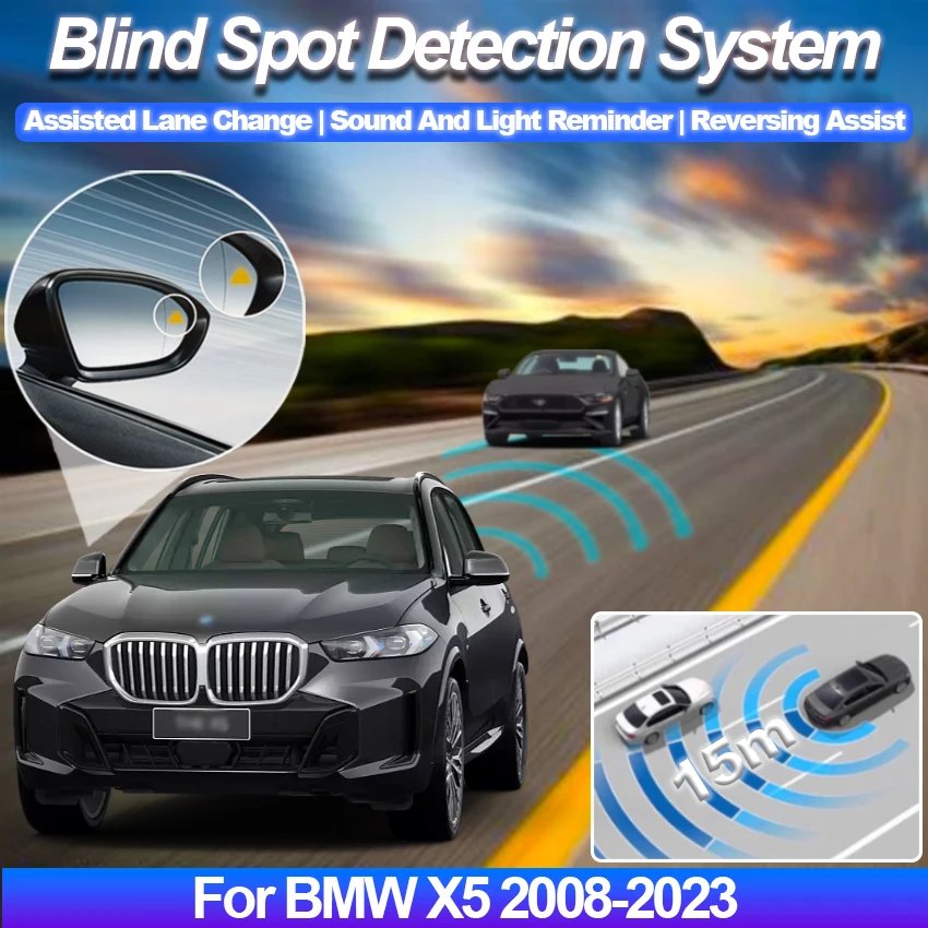 Radar Detector For Car Blind Spot Monitoring System BSD BSA BSM Parking Sensor Assist Lane Changing For BMW X5 2008-2025
Radar Detector For Car Blind Spot Monitoring System BSD BSA BSM Parking Sensor Assist Lane Changing For BMW X5 2008-2025