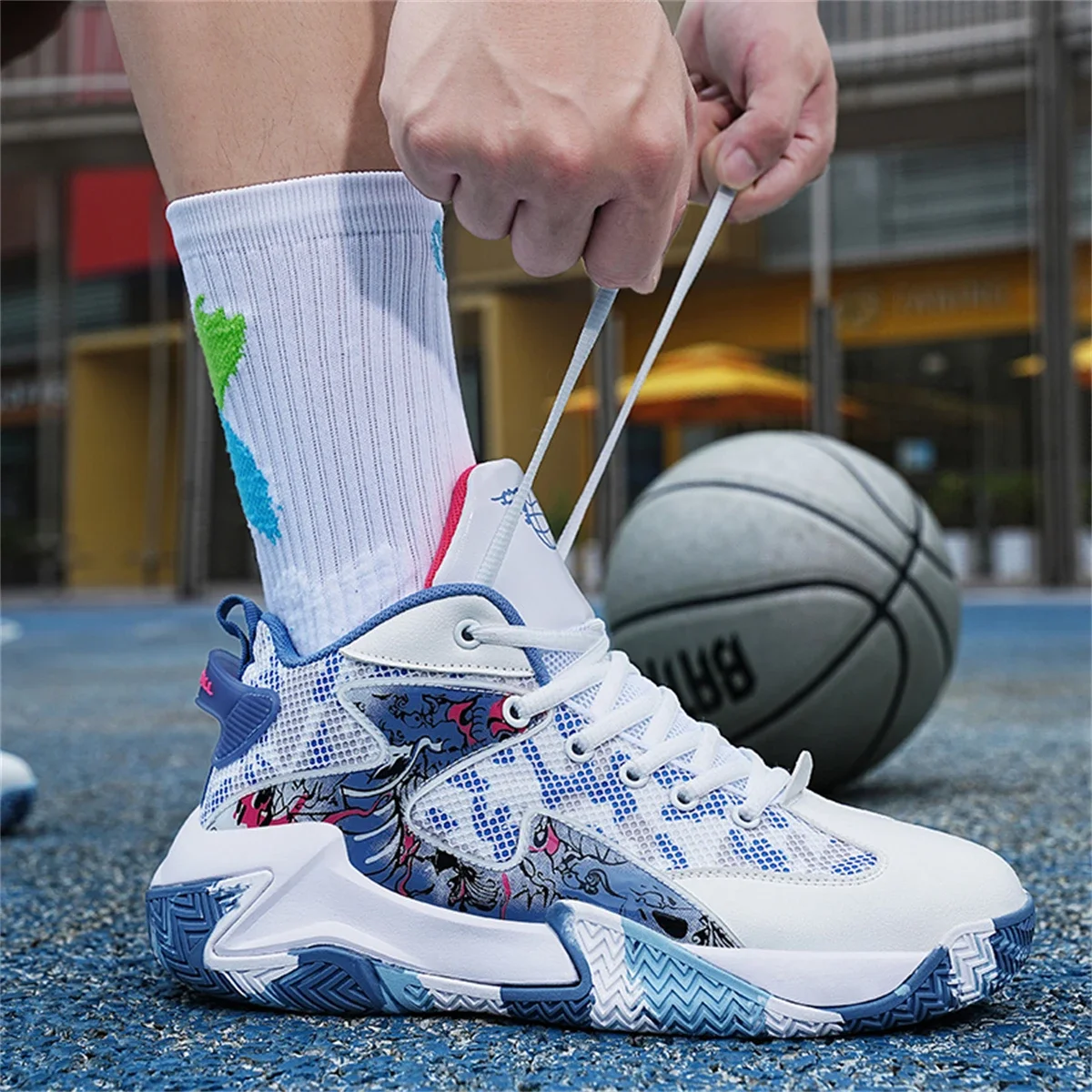 New Men Arrival Lightweight Basketball Shoes Breathable Confortable Sports Shoes Unisex Training Athletic Sneakers basket femmes
New Men Arrival Lightweight Basketball Shoes Breathable Confortable Sports Shoes Unisex Training Athletic Sneakers basket femmes