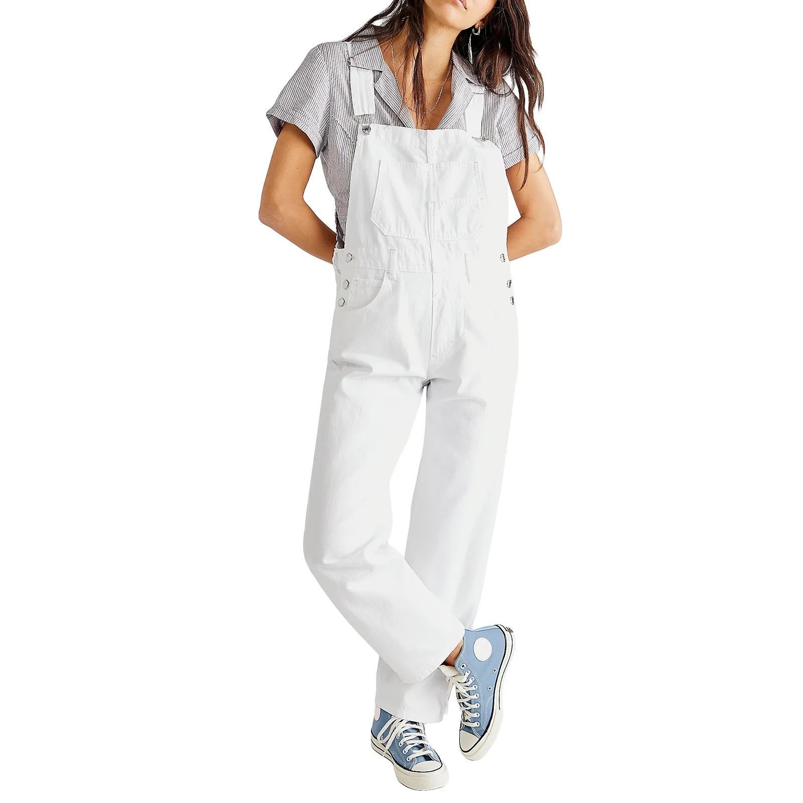 Fashion Denim Overalls for Women Loose Fit Classic Casual Jean Stretchy Denim Overall Jumpsuit Tapered Leg Jean Pants
Fashion Denim Overalls for Women Loose Fit Classic Casual Jean Stretchy Denim Overall Jumpsuit Tapered Leg Jean Pants