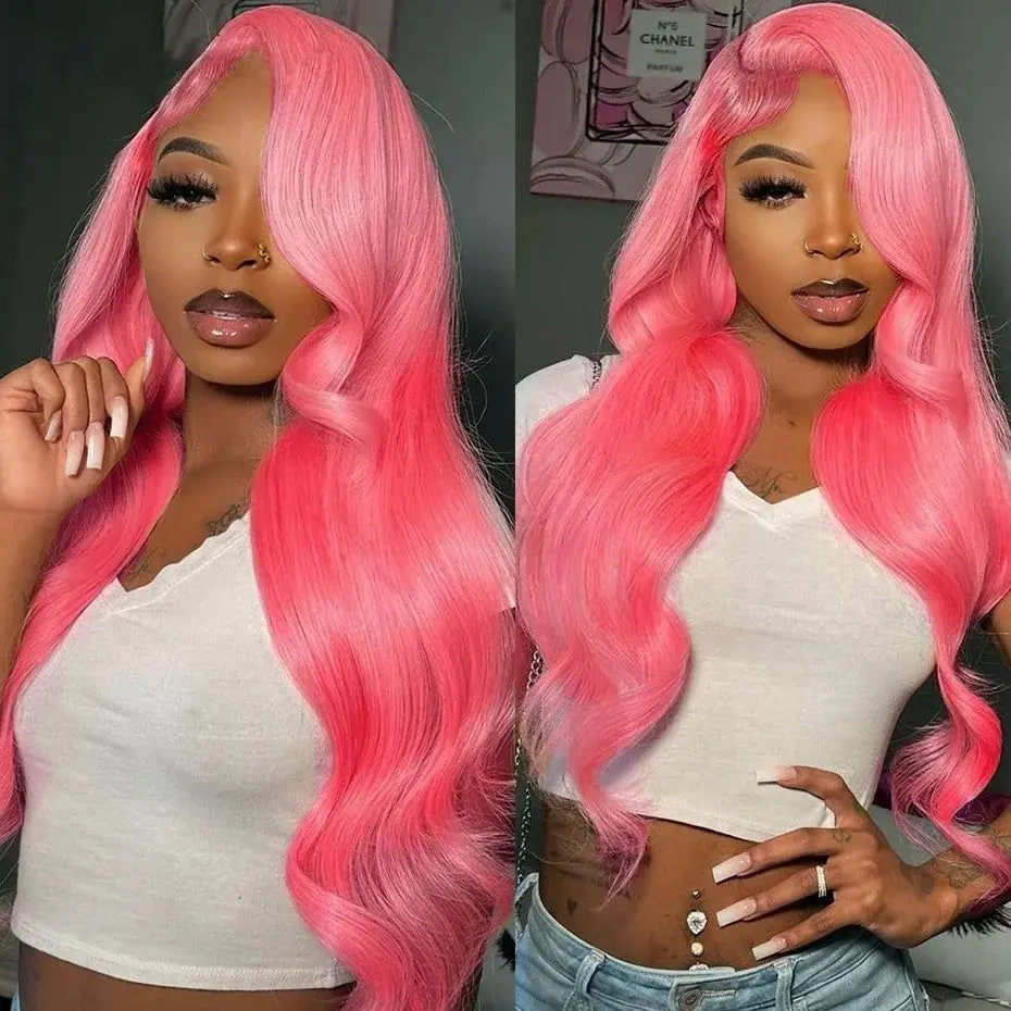 Rose Pink Lace Front Wig Human Hair 13x6 Hd Transparent Lace Frontal Wig 13x4 Colored Body Wave Human Hair Wigs For Women
Rose Pink Lace Front Wig Human Hair 13x6 Hd Transparent Lace Frontal Wig 13x4 Colored Body Wave Human Hair Wigs For Women