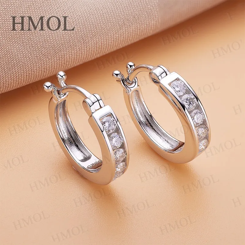 925 Sterling Silver D Color VVS1 Earrings Moissanite Stud Earrings Round Plated For Women Wedding Birthday Gifts Fine Jewelry
925 Sterling Silver D Color VVS1 Earrings Moissanite Stud Earrings Round Plated For Women Wedding Birthday Gifts Fine Jewelry