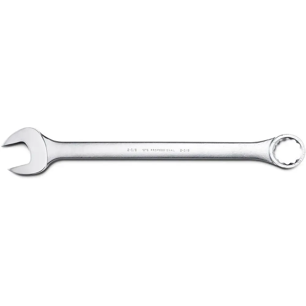 Combination Wrench 2-3/8 12 Point Satin Finish
Combination Wrench 2-3/8 12 Point Satin Finish