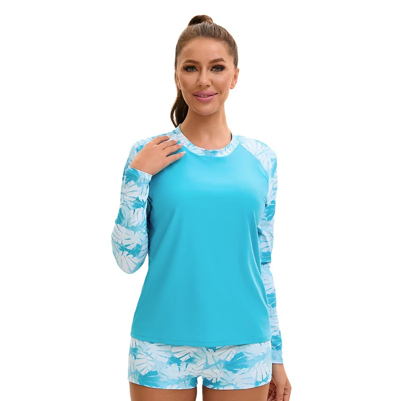 New Summer Women's Long Sleeve Sunscreen Conservative Belly Covering Split Swimsuit
New Summer Women's Long Sleeve Sunscreen Conservative Belly Covering Split Swimsuit