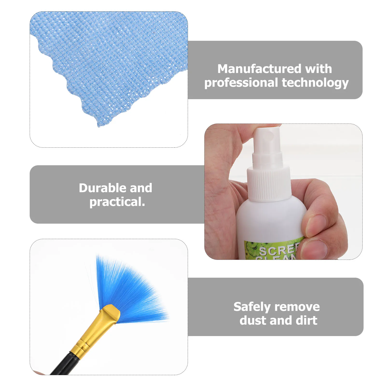 2 Sets CD Vinyl Cleaning Kit Polyester ABS Aluminum Dust Remover Turntable Brush Record Detergent Tool
2 Sets CD Vinyl Cleaning Kit Polyester ABS Aluminum Dust Remover Turntable Brush Record Detergent Tool