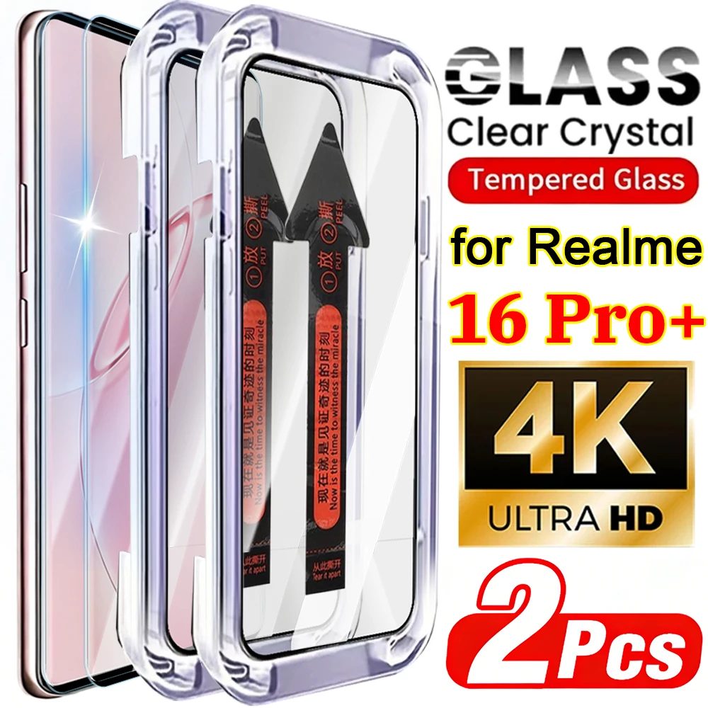 2PCS One-click Tempered Glass Films for Realme 16 Pro+ 5G HD 9H Hardness Anti-scratch Screen Protectors with Easy Install Kit
2PCS One-click Tempered Glass Films for Realme 16 Pro+ 5G HD 9H Hardness Anti-scratch Screen Protectors with Easy Install Kit