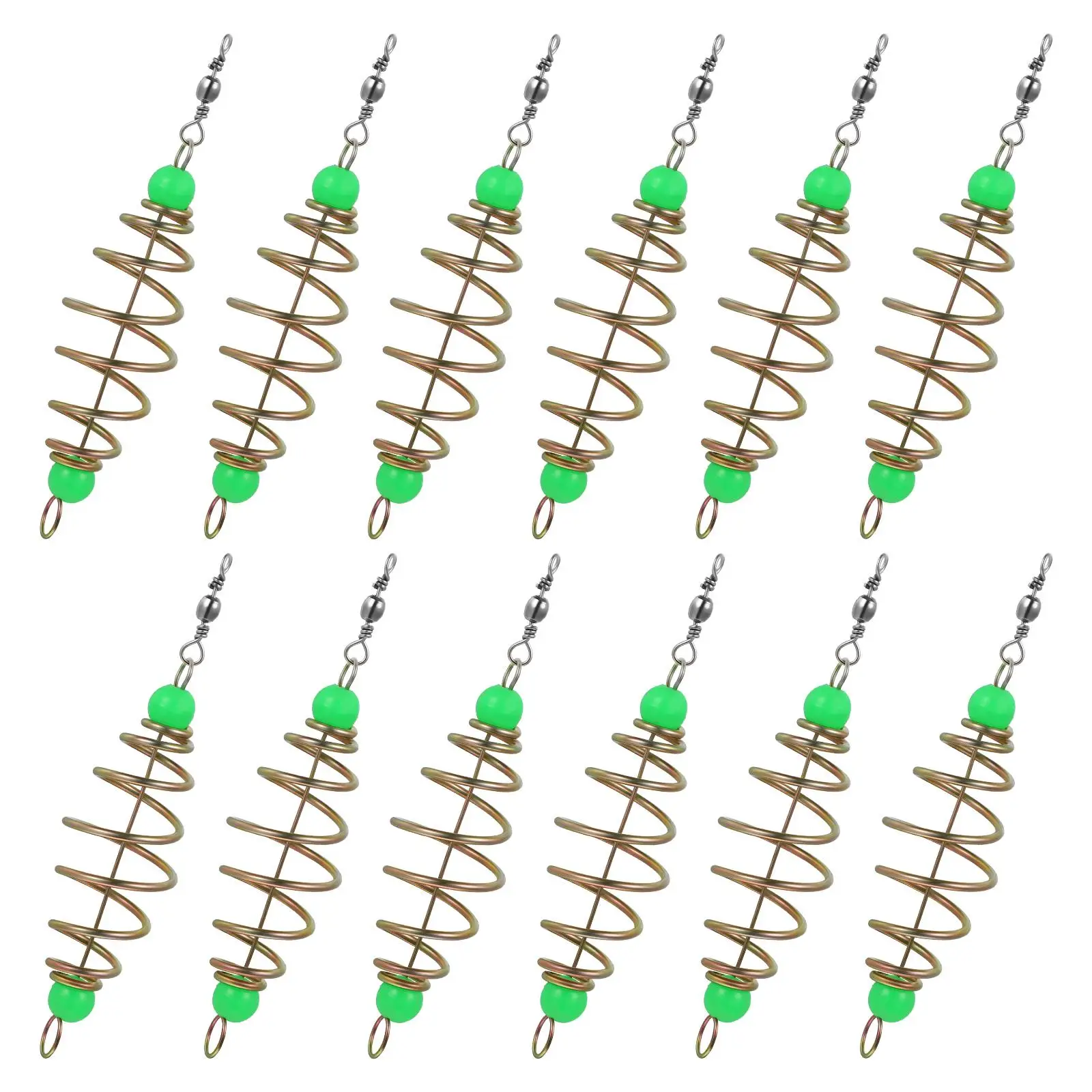 12 Pcs Bead Spring Bait Fishing Accessories Carp Fishing Feeder Cage Insulated Glow Feeder Trap Holder
12 Pcs Bead Spring Bait Fishing Accessories Carp Fishing Feeder Cage Insulated Glow Feeder Trap Holder
