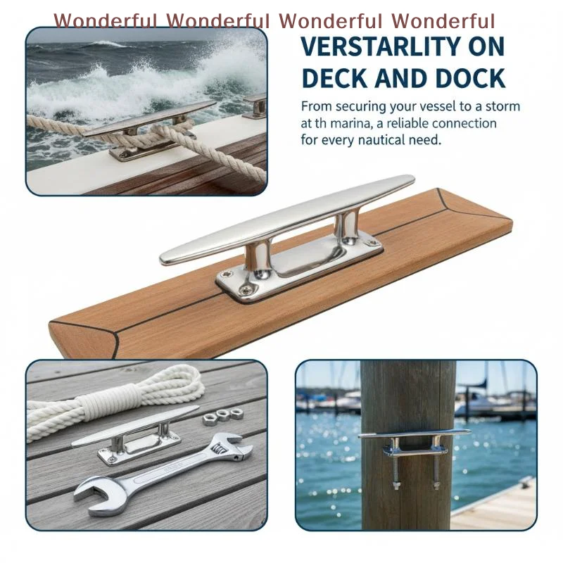 Marine Dock Cleat 8 Inch Heavy Duty Stud Mount Flat Top Open Cleat for Boat Mooring Dock Accessories
Marine Dock Cleat 8 Inch Heavy Duty Stud Mount Flat Top Open Cleat for Boat Mooring Dock Accessories