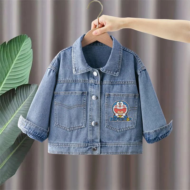 Doraemon Boy Denim Jacket Spring Autumn New 3 to 7 Years Old Baby Spring Clothes cartoon Fashion Children Foreign Jacket
Doraemon Boy Denim Jacket Spring Autumn New 3 to 7 Years Old Baby Spring Clothes cartoon Fashion Children Foreign Jacket