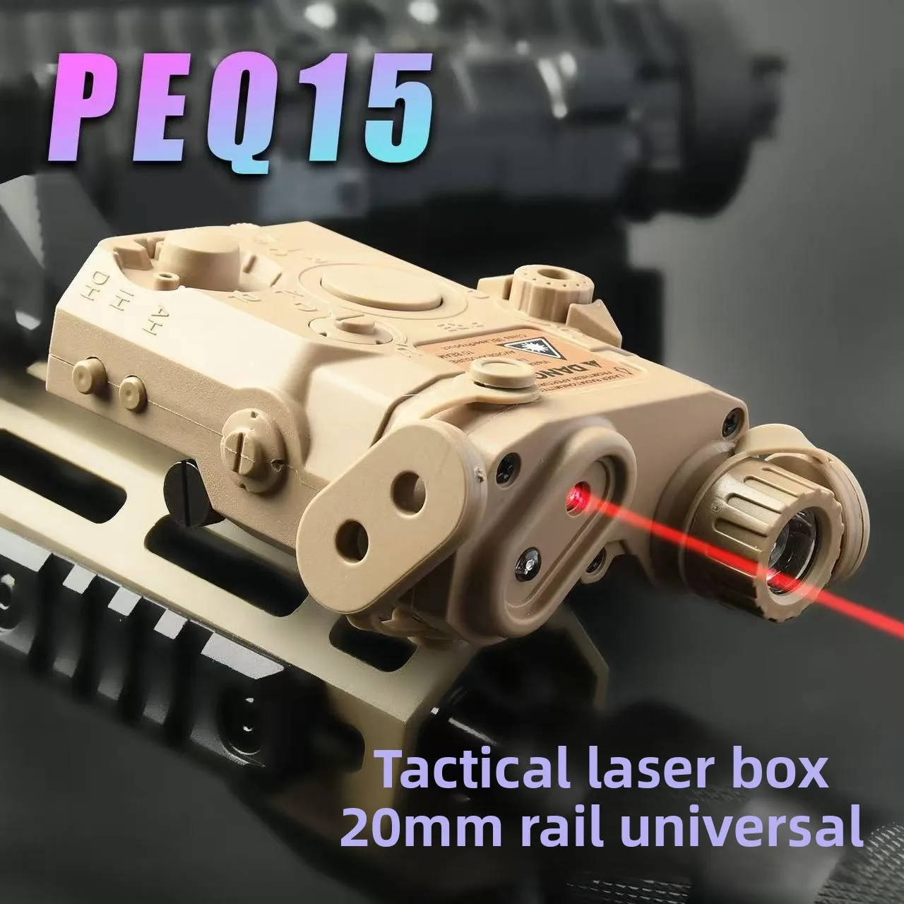 Airsoft Tactical WADSN AR/PEQ 15 Box UHP Version NO Function Dummy PEQ15 LA-5C Battery Case Model For Picatinny Rail
Airsoft Tactical WADSN AR/PEQ 15 Box UHP Version NO Function Dummy PEQ15 LA-5C Battery Case Model For Picatinny Rail