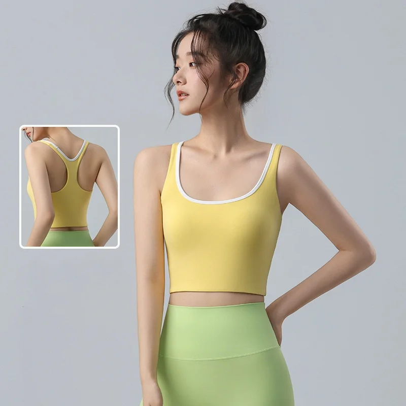Женские укороченные топы с фиксированной чашкой для йоги телесного цвета с нагрудником, укороченные топы для бега на открытом воздухе, фитнеса, тенниса, эластичный дышащий жилет
Женские укороченные топы с фиксированной чашкой для йоги телесного цвета с нагрудником, укороченные топы для бега на открытом воздухе, фитнеса, тенниса, эластичный дышащий жилет