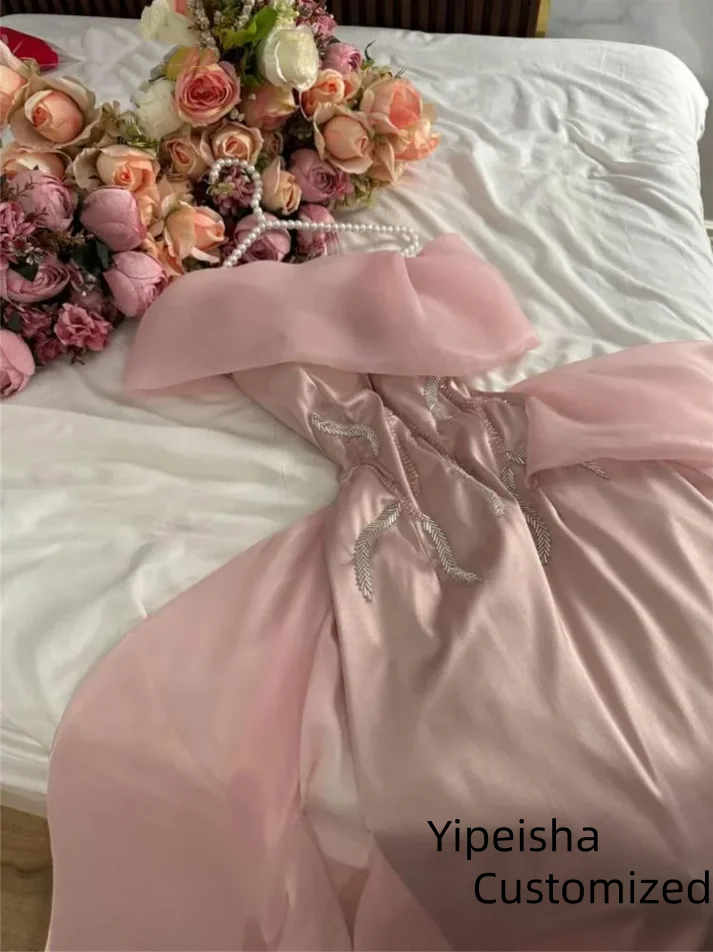 Customized Luxury Pink Prom Dresses Women's Elegant Party Dress Long Skirt Ball Gown Robe De Cocktail Femme Evening
Customized Luxury Pink Prom Dresses Women's Elegant Party Dress Long Skirt Ball Gown Robe De Cocktail Femme Evening