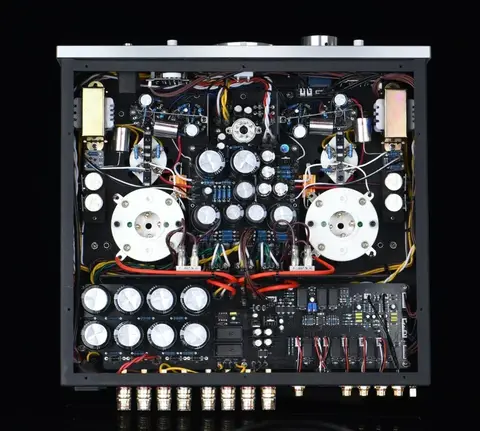 MUZISHARE 2021 New R100 805 Tube Amplifier HIFI EXQUIS ECC83 6SN7 300B Driver Lampe Integrated / Power Amp Remote