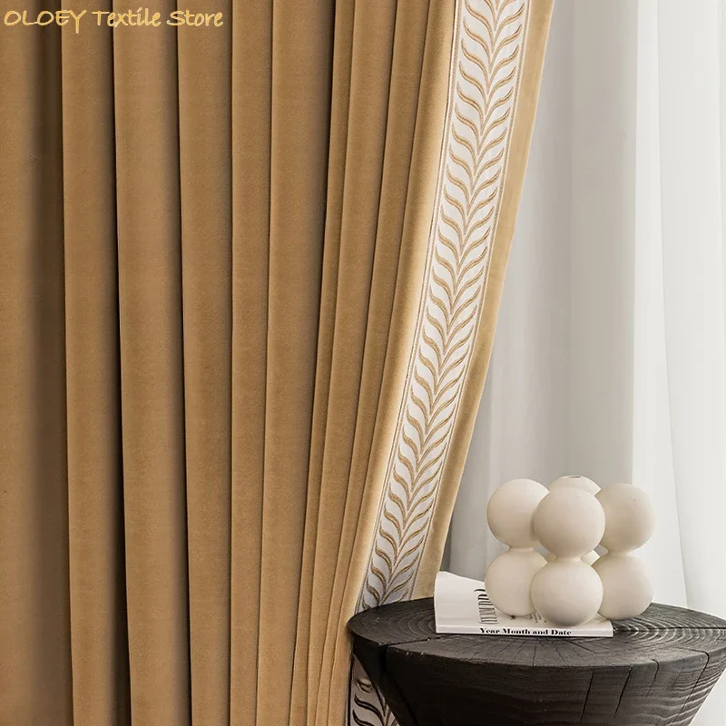 Luxury Vintage French American Thickened Blackout Curtains for Living Dining Room Bedroom Solid Colour Velvet Home Decor Custom
Luxury Vintage French American Thickened Blackout Curtains for Living Dining Room Bedroom Solid Colour Velvet Home Decor Custom