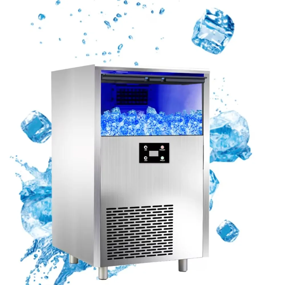 QDMECH Industrial Ice Maker Commercial Square Ice Cube Making Machine Easy-to-Operate Water Cooling for Home 120kg Storage
QDMECH Industrial Ice Maker Commercial Square Ice Cube Making Machine Easy-to-Operate Water Cooling for Home 120kg Storage