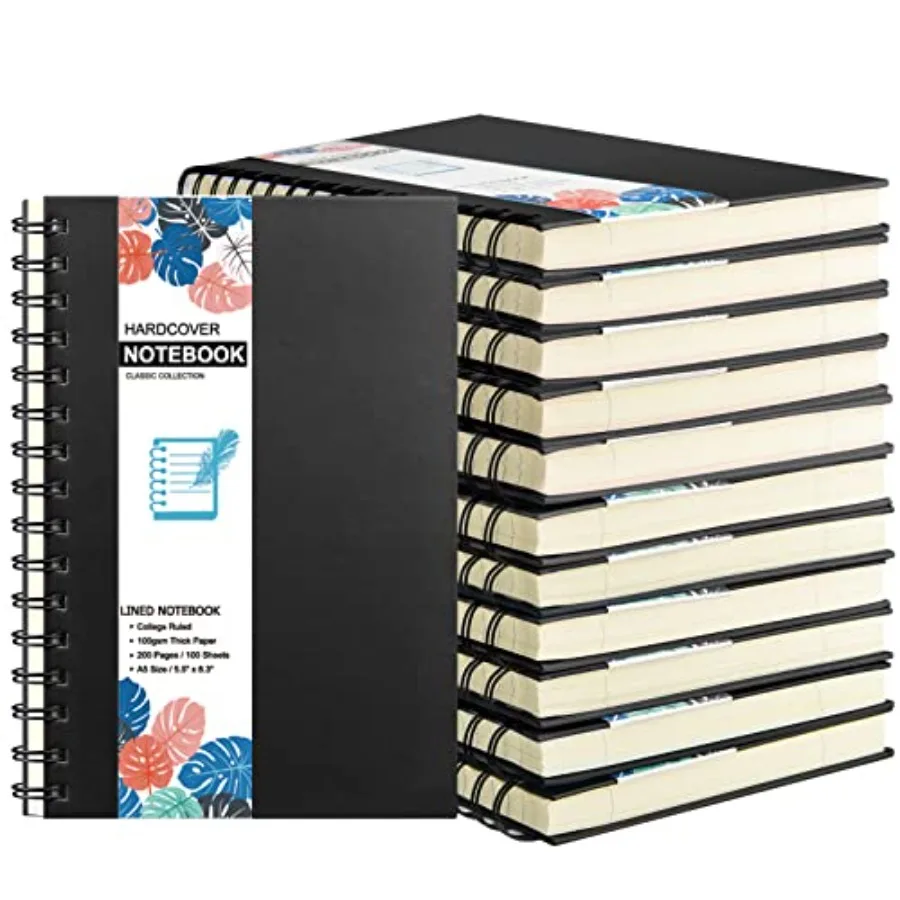 A5 Hardcover Spiral Notebook College Ruled Notebooks Colorful Journal Bulk Diary Planner Lined Travel Subject Writing Notepad f
A5 Hardcover Spiral Notebook College Ruled Notebooks Colorful Journal Bulk Diary Planner Lined Travel Subject Writing Notepad f