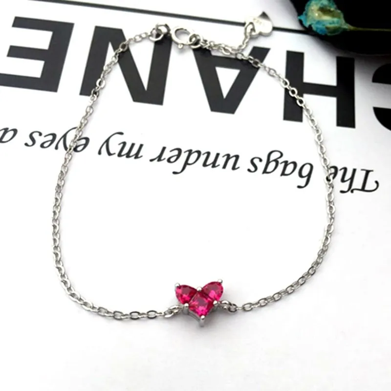 925 Sterling Silver Heart Love Red Zircon Bracelets For Women Wedding Vintage Luxury Designer Jewelry Accessories Money 925
925 Sterling Silver Heart Love Red Zircon Bracelets For Women Wedding Vintage Luxury Designer Jewelry Accessories Money 925