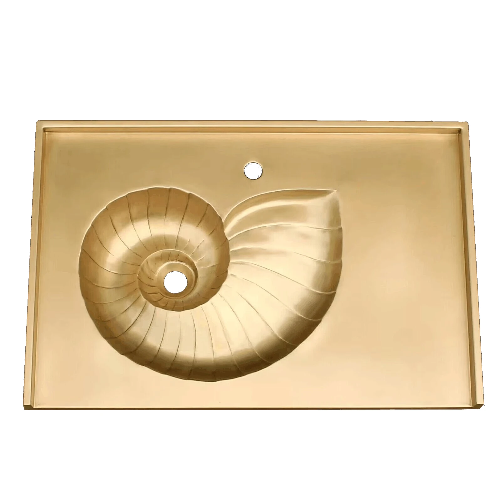 Handcrafted Gold Brass Round Wash Basin Integrated Countertop Modern Luxury Bathroom Hotel Space
Handcrafted Gold Brass Round Wash Basin Integrated Countertop Modern Luxury Bathroom Hotel Space