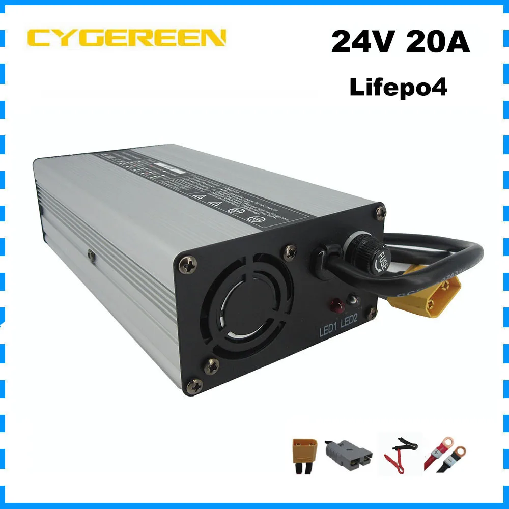 24V 20A Lifepo4 8S E-Bike E-Bicycle Battery Fast Charger 29.2V Iron Phosphate RV Golf Cart Motorcycle Charger
24V 20A Lifepo4 8S E-Bike E-Bicycle Battery Fast Charger 29.2V Iron Phosphate RV Golf Cart Motorcycle Charger