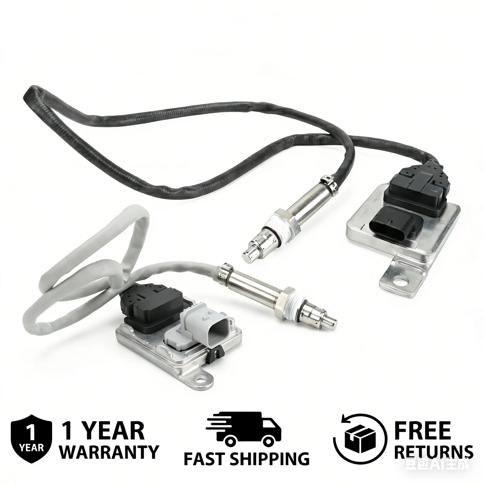 24V Nitrogen Oxide (NOx) Sensor for Detroit Diesel DD13 DD15 DD16 Engine | Fits A010153228 | Heavy Duty Emission Probe
24V Nitrogen Oxide (NOx) Sensor for Detroit Diesel DD13 DD15 DD16 Engine | Fits A010153228 | Heavy Duty Emission Probe