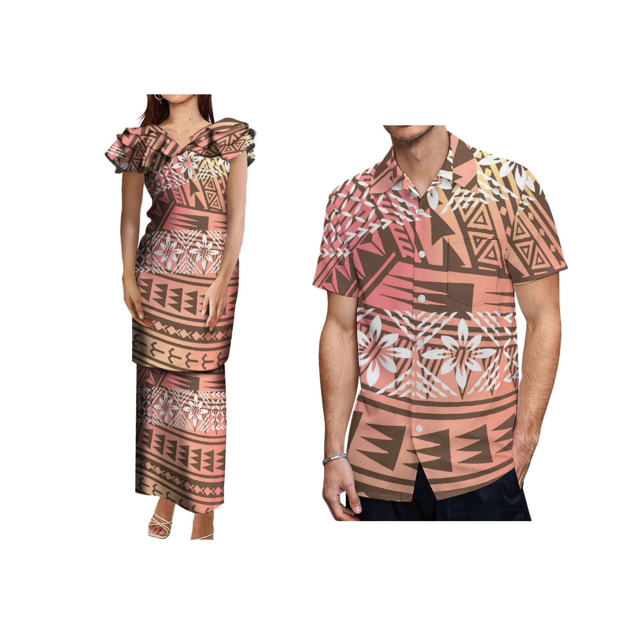 2025 New Design Fiji Polynesian Tribal Print Women Summer Casual Dress Custom Logo Plus Size Long Dress Deep V Neck Dress
2025 New Design Fiji Polynesian Tribal Print Women Summer Casual Dress Custom Logo Plus Size Long Dress Deep V Neck Dress