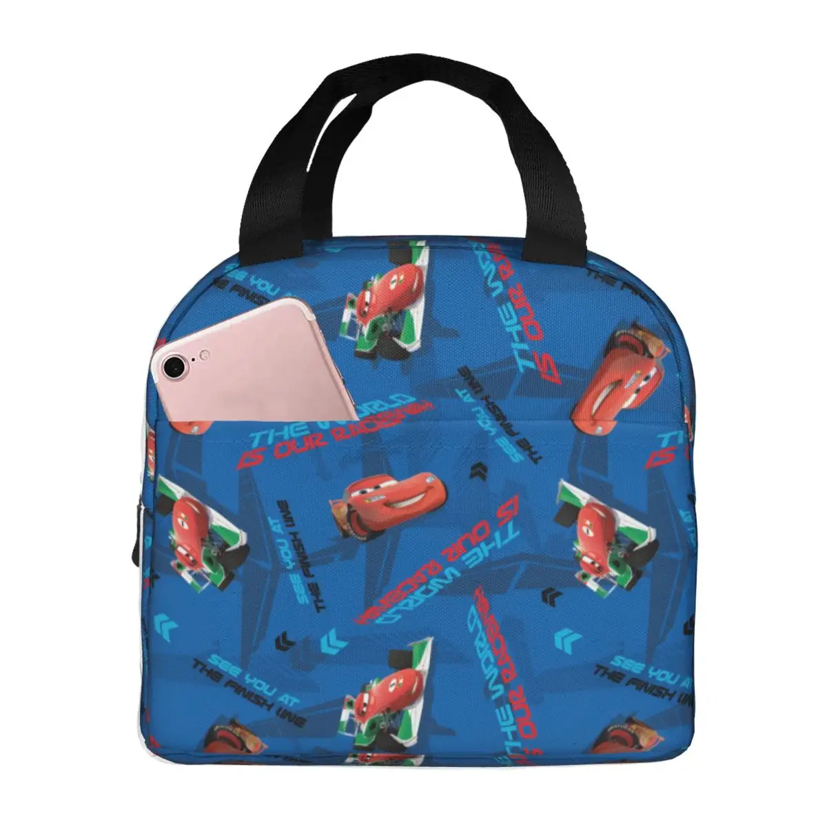 Custom Lightnings Anime McQueens Insulated Lunch Bag for Women Resuable Sport Racing Car Cooler Thermal Lunch Box Beach Travel
Custom Lightnings Anime McQueens Insulated Lunch Bag for Women Resuable Sport Racing Car Cooler Thermal Lunch Box Beach Travel