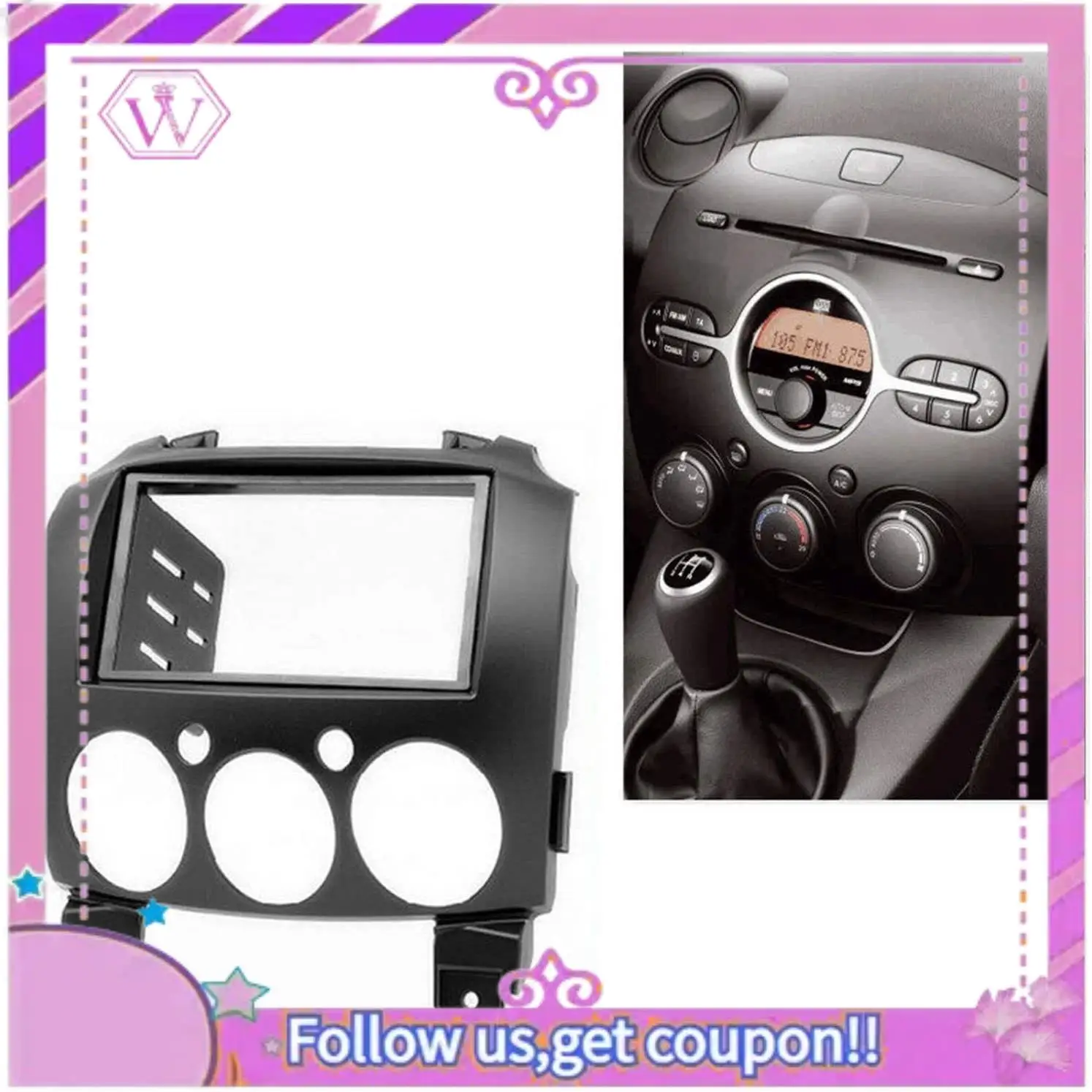 Latest DVD Frame Audio Fitting Adaptor Dash Trim Facia Panel Stereo Radio Dash Trim For Mazda 2 2010 Demio 2007+
Latest DVD Frame Audio Fitting Adaptor Dash Trim Facia Panel Stereo Radio Dash Trim For Mazda 2 2010 Demio 2007+
