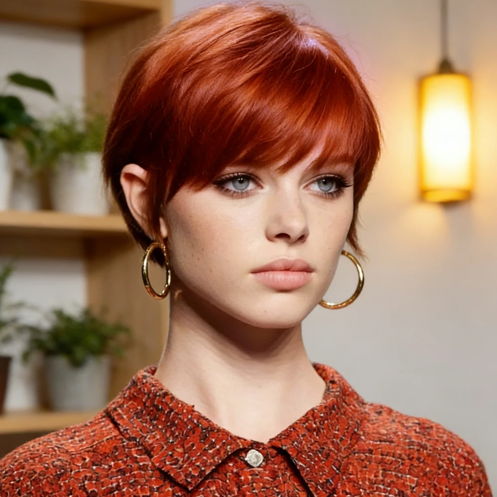 Короткий парик-пикси из 100% натуральных человеческих волос с челкой для женщин, машинная работа, волосы Реми
Короткий парик-пикси из 100% натуральных человеческих волос с челкой для женщин, машинная работа, волосы Реми