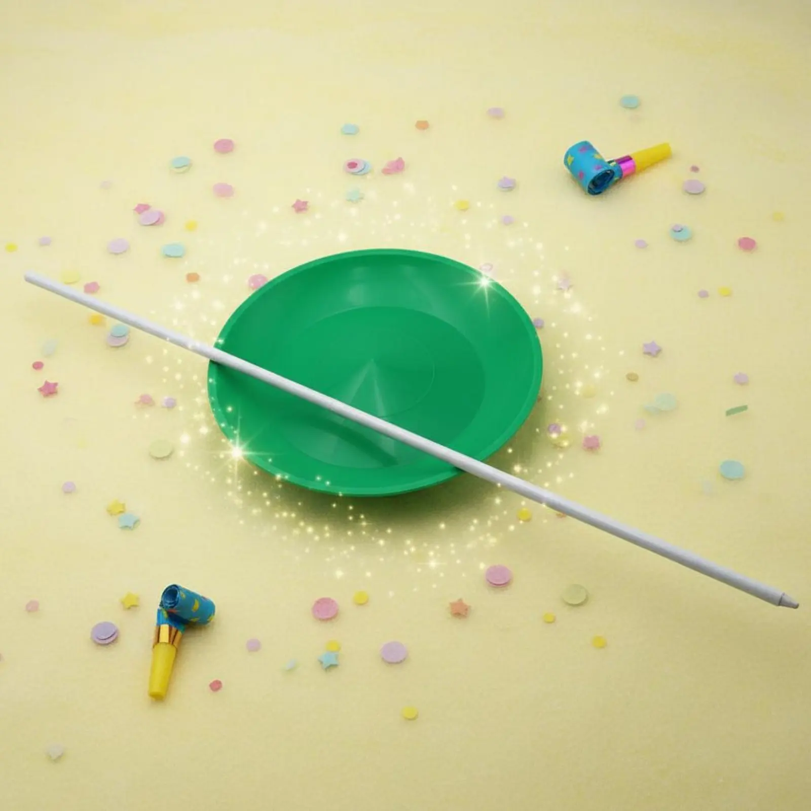 Rotating Plate with Stick Long-Lasting Acrobatic Rotating Disc Carnival Prop Low Noise Coordination Toy Steady Rotation
Rotating Plate with Stick Long-Lasting Acrobatic Rotating Disc Carnival Prop Low Noise Coordination Toy Steady Rotation