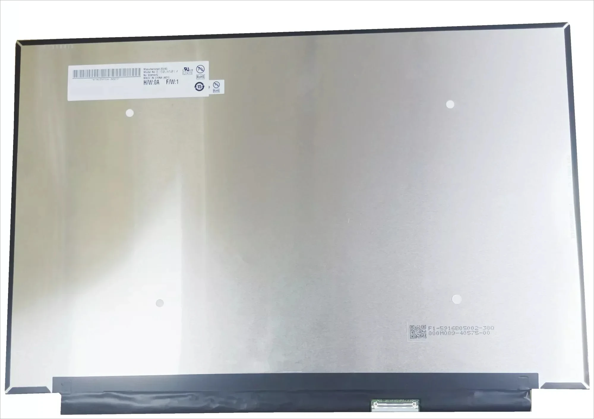 B160UAN01.J 16.0'' 165Hz Laptop LCD Screen Display Panel Matrix 1920*1200 EDP 100% sRGB
B160UAN01.J 16.0'' 165Hz Laptop LCD Screen Display Panel Matrix 1920*1200 EDP 100% sRGB