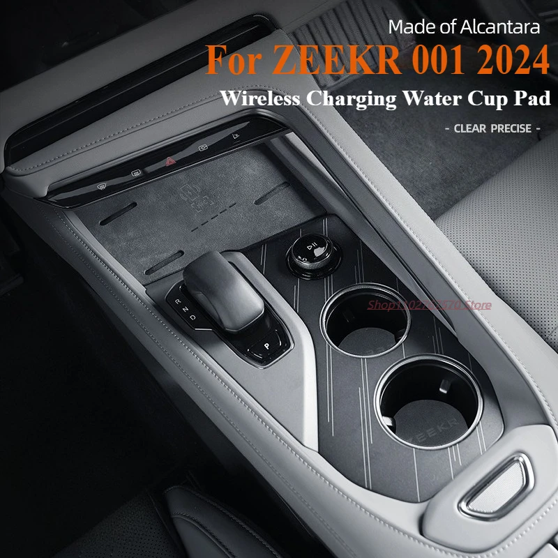 For ZEEKR 001 2024 Water Cup Pad Alcantara Suede Wireless Charging Pad Car Interior Anti Slip Mat Auto Accessories
For ZEEKR 001 2024 Water Cup Pad Alcantara Suede Wireless Charging Pad Car Interior Anti Slip Mat Auto Accessories