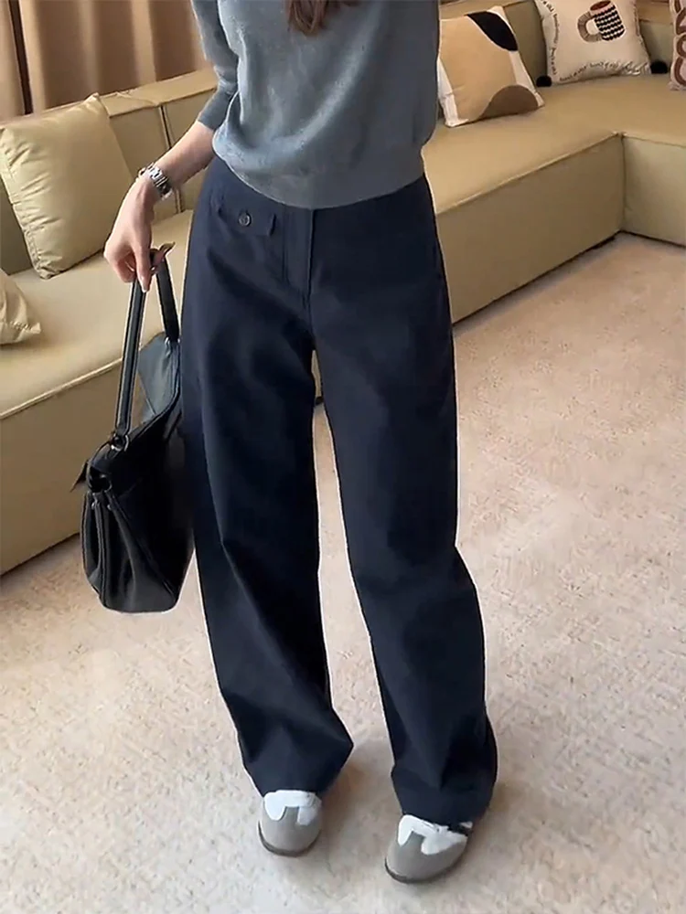 Loose High Waist Casual Pants Women's plus Size Pear Shape Body Slimming Floor-Length Workwear Knife Pattern Autumn New ...
Loose High Waist Casual Pants Women's plus Size Pear Shape Body Slimming Floor-Length Workwear Knife Pattern Autumn New ...