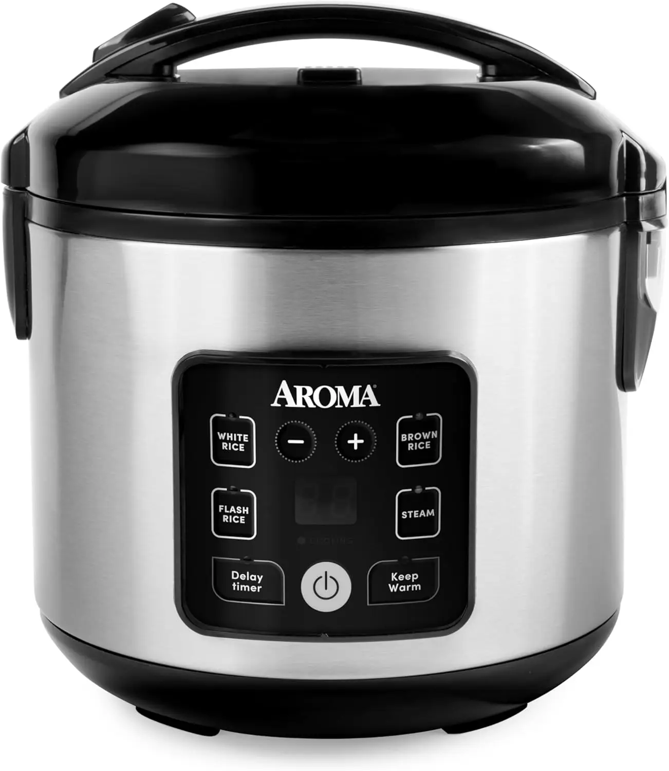 CoreCoat™ Digital Rice Cooker & Steamer for Brown Rice with Nonstick Ceramic Coating (8 Cups Cooked, 4 Cups Uncooked)
CoreCoat™ Digital Rice Cooker & Steamer for Brown Rice with Nonstick Ceramic Coating (8 Cups Cooked, 4 Cups Uncooked)
