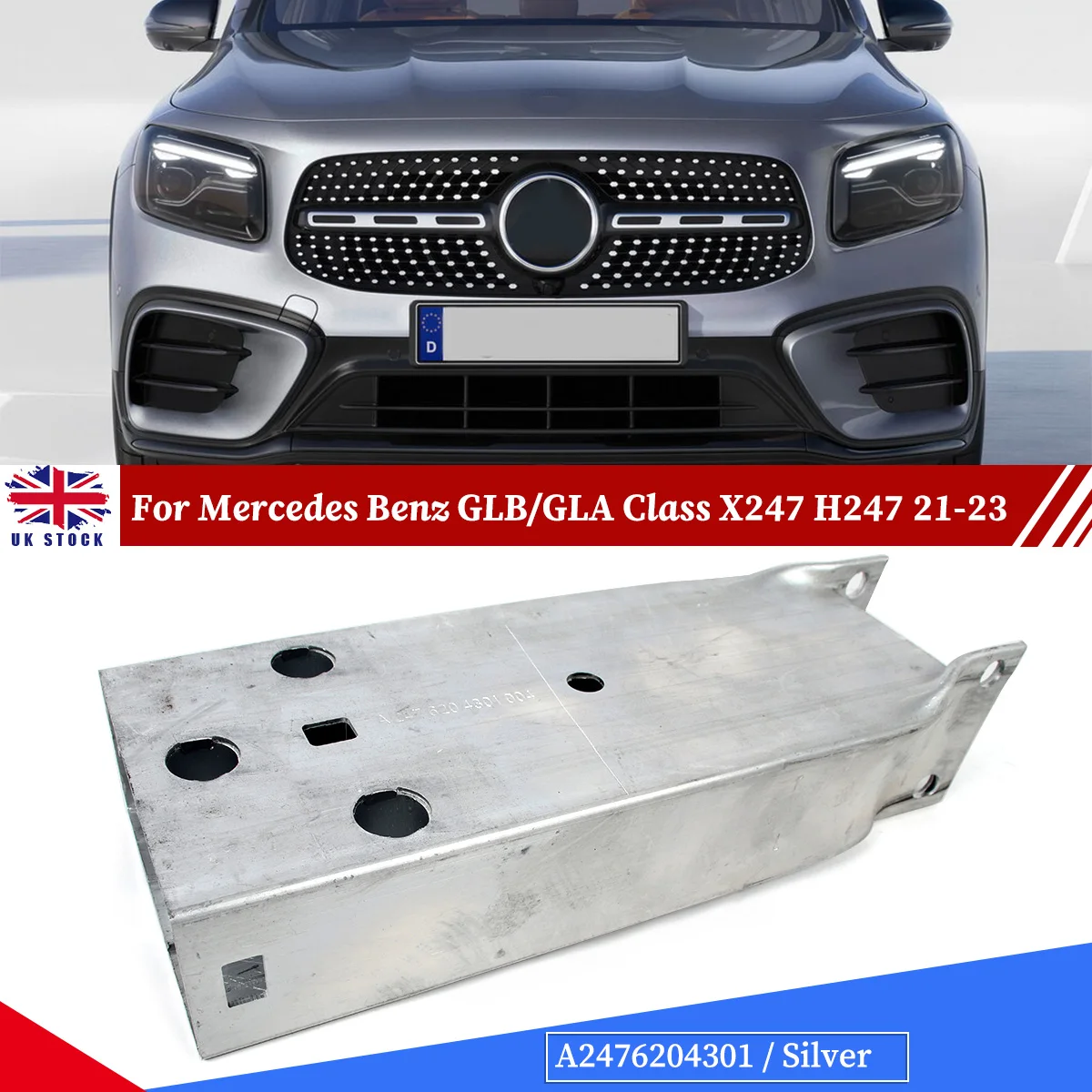 For Mercedes Benz GLA Series GLA 200 H247 X247 Petrol SUV 2020-2025 Front Bumper Reinforcement Extension A2476204301
For Mercedes Benz GLA Series GLA 200 H247 X247 Petrol SUV 2020-2025 Front Bumper Reinforcement Extension A2476204301
