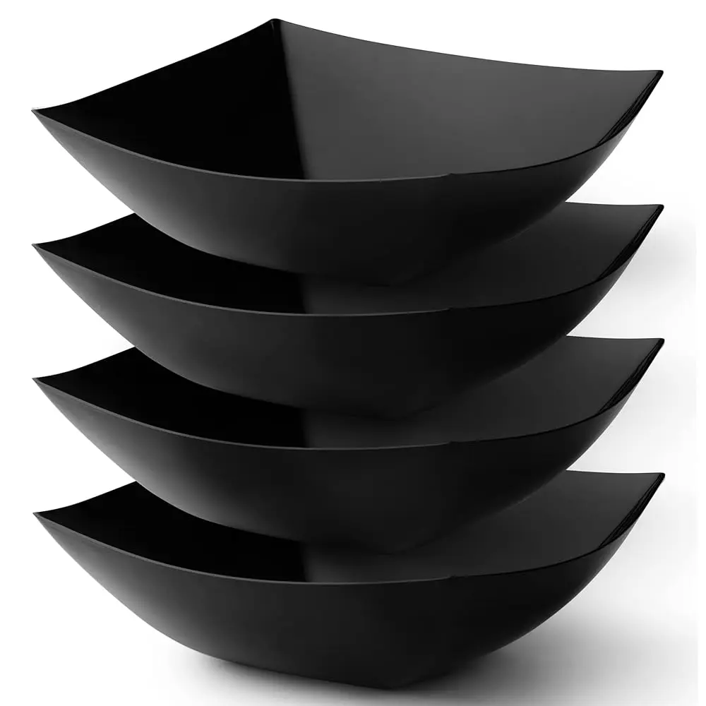 - Bla Plastic Serving Bowls For Party (64Oz - 4 Pack) Square, Disposable & Fruit Bowls For Party Table, Candy Containers For
- Bla Plastic Serving Bowls For Party (64Oz - 4 Pack) Square, Disposable & Fruit Bowls For Party Table, Candy Containers For