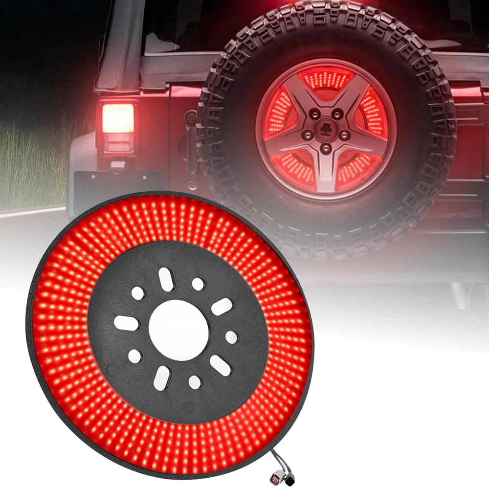 Светодиодный стоп-сигнал для запасного колеса Wrangler JK JKU 2007-2018, 3-й дополнительный стоп-сигнал, подключение Plug-N-Play, красное кольцо, задний стоп-сигнал
Светодиодный стоп-сигнал для запасного колеса Wrangler JK JKU 2007-2018, 3-й дополнительный стоп-сигнал, подключение Plug-N-Play, красное кольцо, задний стоп-сигнал