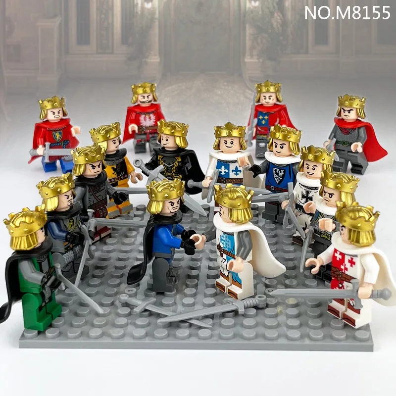 Cross-border wholesale M8155 Medieval head of state building block figurine model compatible Lego children's assembled toys
Cross-border wholesale M8155 Medieval head of state building block figurine model compatible Lego children's assembled toys