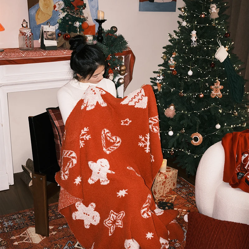 Флисовое одеяло «Рождественская елка» 2025 — мягкий полуплюшевый праздничный декор со снежинками для дивана-кровати
Флисовое одеяло «Рождественская елка» 2025 — мягкий полуплюшевый праздничный декор со снежинками для дивана-кровати