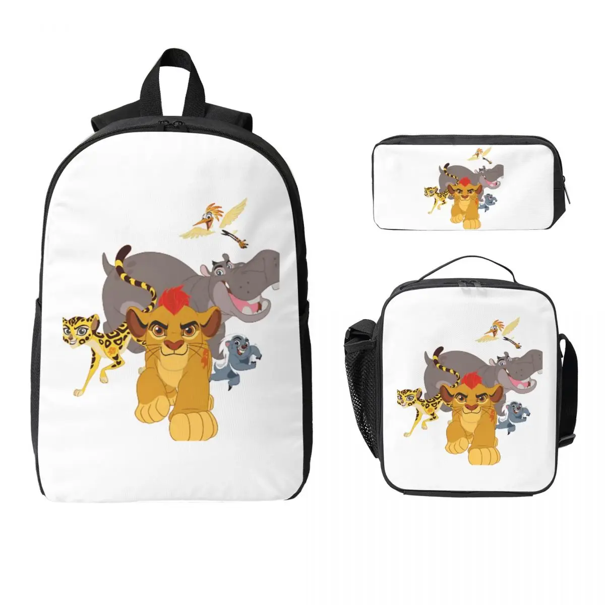 Lion Guard Backpack Student Boys Girls BookBag School Bag Laptop Shoulder Bags 3ps Insulated Lunch Bag Pencil Case
Lion Guard Backpack Student Boys Girls BookBag School Bag Laptop Shoulder Bags 3ps Insulated Lunch Bag Pencil Case