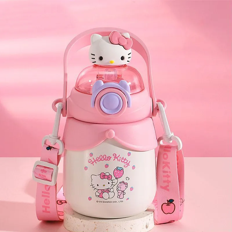 600ml Sanrio Kawaii Hello Kitty Kuromi Portable Children Stainless Steel Insulation Cup Cartoon Anime Thermos Water Bottle Gifts
600ml Sanrio Kawaii Hello Kitty Kuromi Portable Children Stainless Steel Insulation Cup Cartoon Anime Thermos Water Bottle Gifts