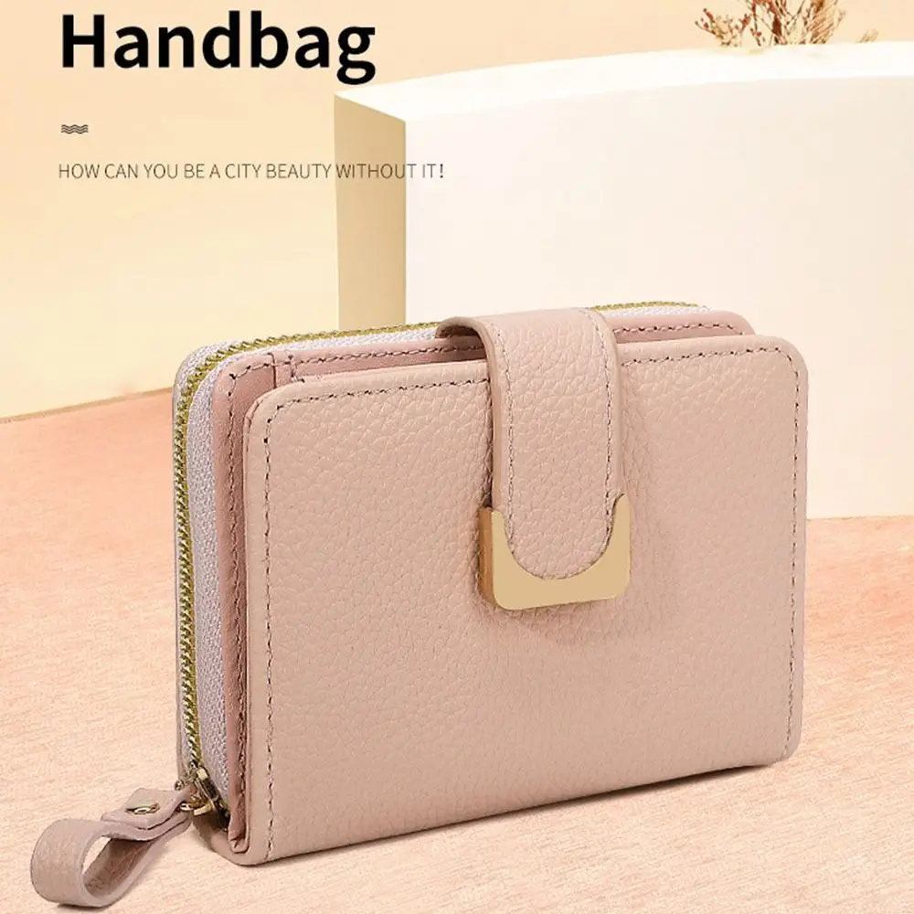 Elegant PU Leather Women Short Wallets Solid Color Multi-Cards Female Coin Purse Small Zipper Slot Card Bag Outdoor
Elegant PU Leather Women Short Wallets Solid Color Multi-Cards Female Coin Purse Small Zipper Slot Card Bag Outdoor