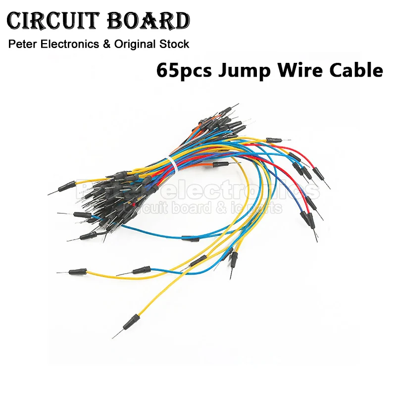 65pcs Jump Wire Cable For Breadboard Male to Male Jumper Wire
65pcs Jump Wire Cable For Breadboard Male to Male Jumper Wire