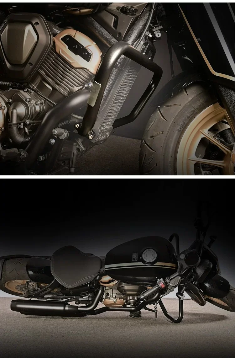 For Benda Napoleon450 DarkFlag500 Reinforced Anti-Collision Bumper Bar Full Coverage Engine Guard Racing Crash Bar Accessories