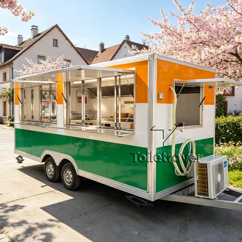 Fully Equipped Mobile Restaurant Popcorn Concession Trailers Customized Street Food Trailer Catering Food Truck for Sale
Fully Equipped Mobile Restaurant Popcorn Concession Trailers Customized Street Food Trailer Catering Food Truck for Sale
