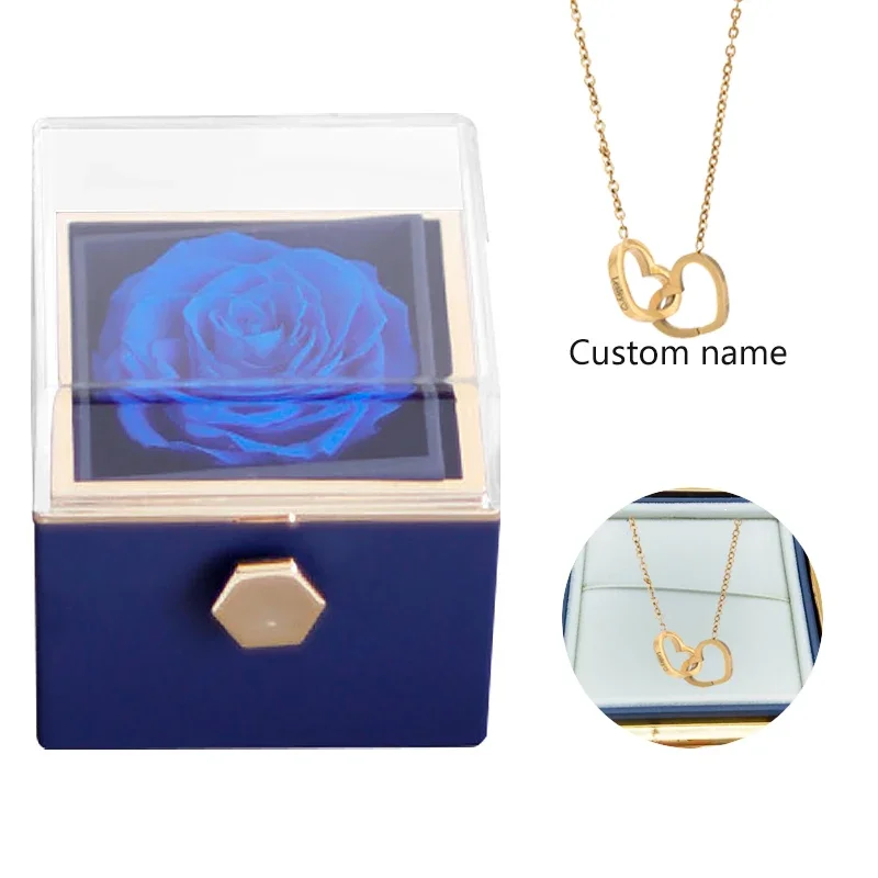 Blue Eternal Flower Rose with Jewelry Box for Women Wife Girlfriend Valentine's Day Anniversary Birthday Surprise Gift Jewelry
Blue Eternal Flower Rose with Jewelry Box for Women Wife Girlfriend Valentine's Day Anniversary Birthday Surprise Gift Jewelry