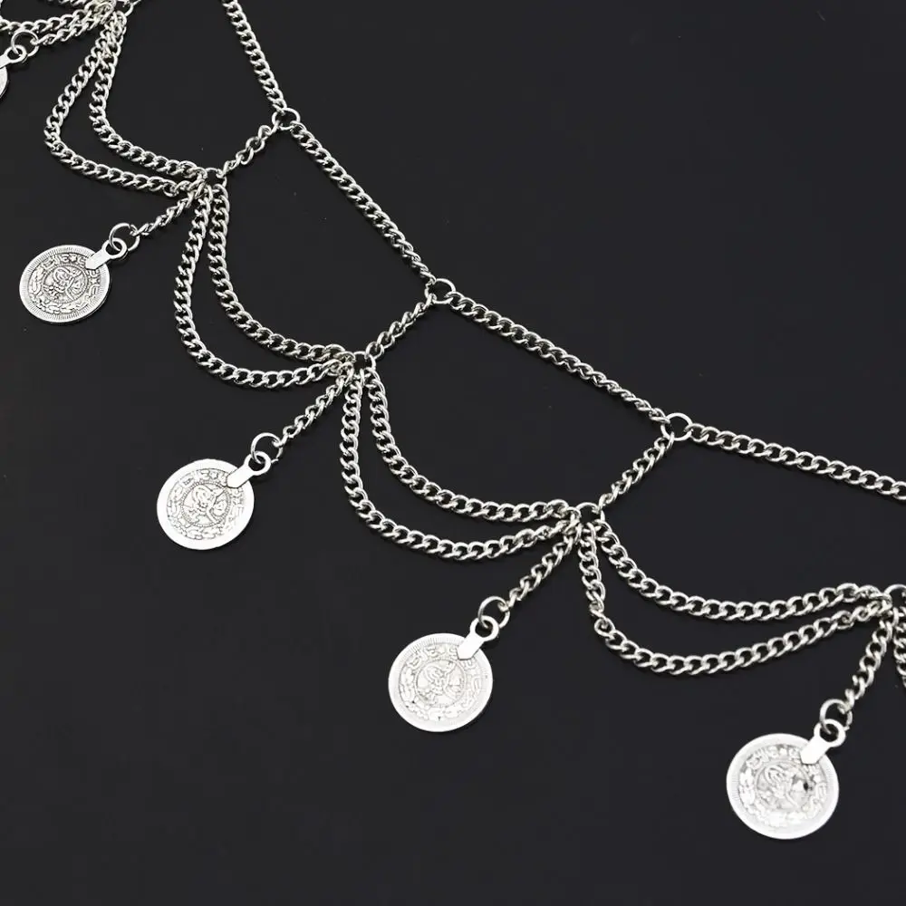 Модная металлическая цепочка на тело с подвеской-монетой, пояс-цепочка с кисточками, в богемном и этническом стиле, для танцев живота, подарок
Модная металлическая цепочка на тело с подвеской-монетой, пояс-цепочка с кисточками, в богемном и этническом стиле, для танцев живота, подарок