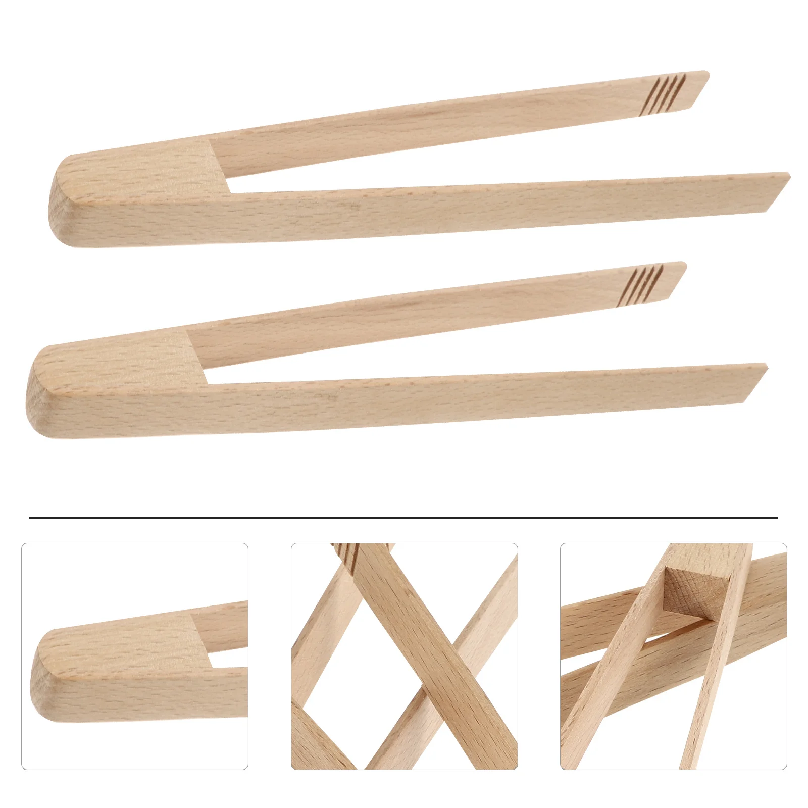 2 pcs Wooden Barbecue Clips Thickened Food Tongs Stainless Grill Tools For Outdoor Picnic Home Restaurant Use Kitchen Bar
2 pcs Wooden Barbecue Clips Thickened Food Tongs Stainless Grill Tools For Outdoor Picnic Home Restaurant Use Kitchen Bar