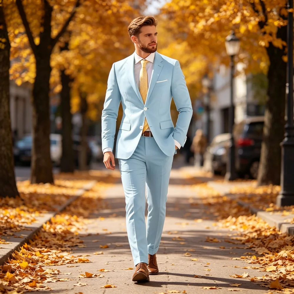 Men's Slim Fit 2-Piece Wedding Tuxedo Business Suit Lapel Blazer Set for Party And Dance
Men's Slim Fit 2-Piece Wedding Tuxedo Business Suit Lapel Blazer Set for Party And Dance