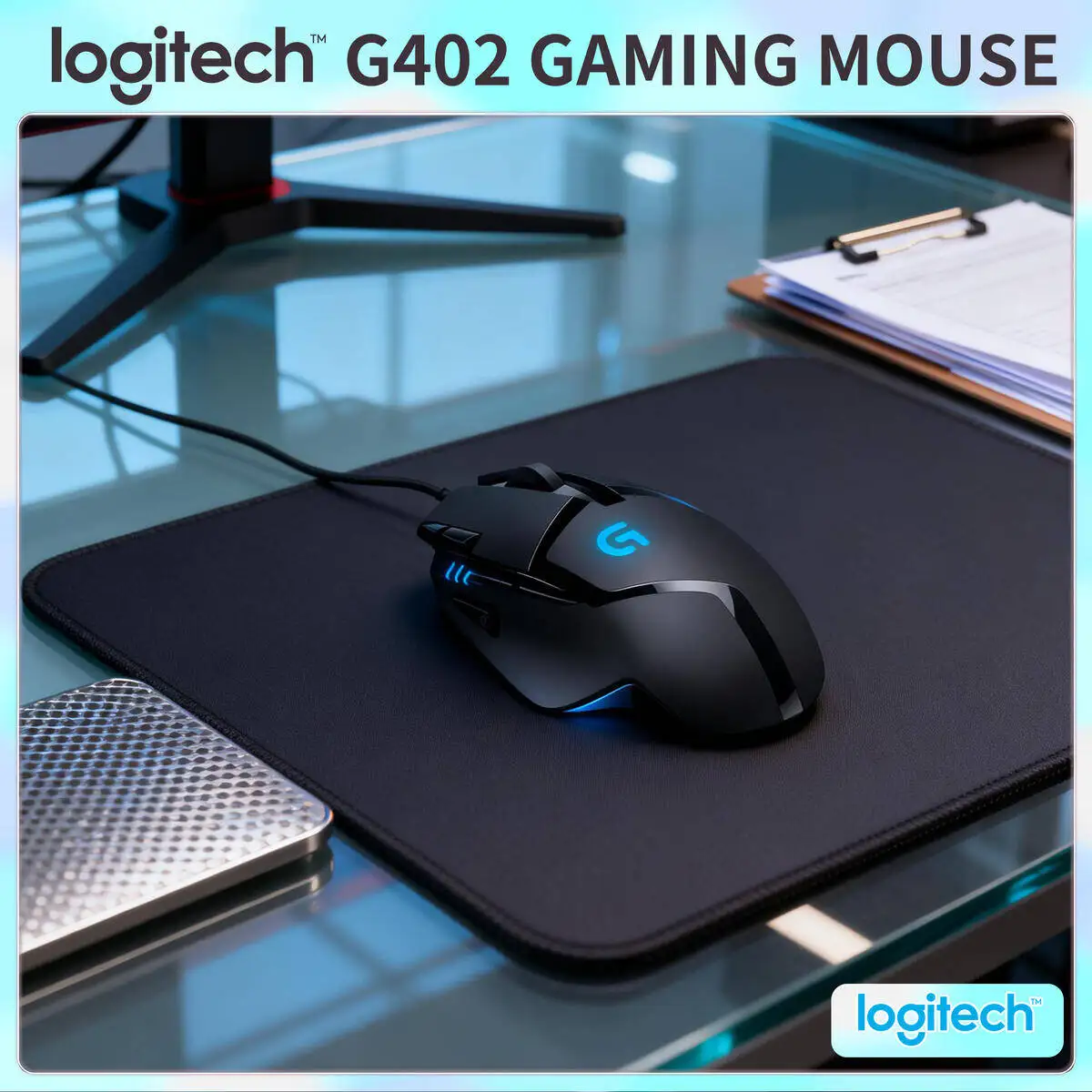 Проводная игровая мышь Logitech G402 Hyperion Fury, 8 программируемых кнопок, 4000 точек на дюйм, высокоскоростное отслеживание для геймеров
Проводная игровая мышь Logitech G402 Hyperion Fury, 8 программируемых кнопок, 4000 точек на дюйм, высокоскоростное отслеживание для геймеров