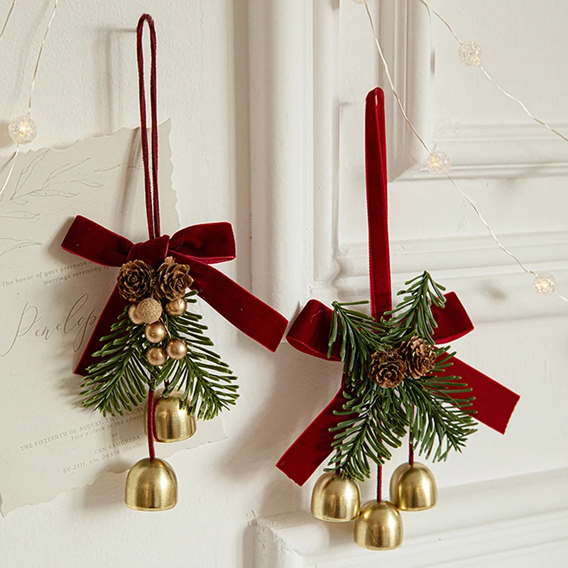 Christmas Pendant Small Bell Velvet Bow Scene Decoration Supplies Small Pendants
Christmas Pendant Small Bell Velvet Bow Scene Decoration Supplies Small Pendants