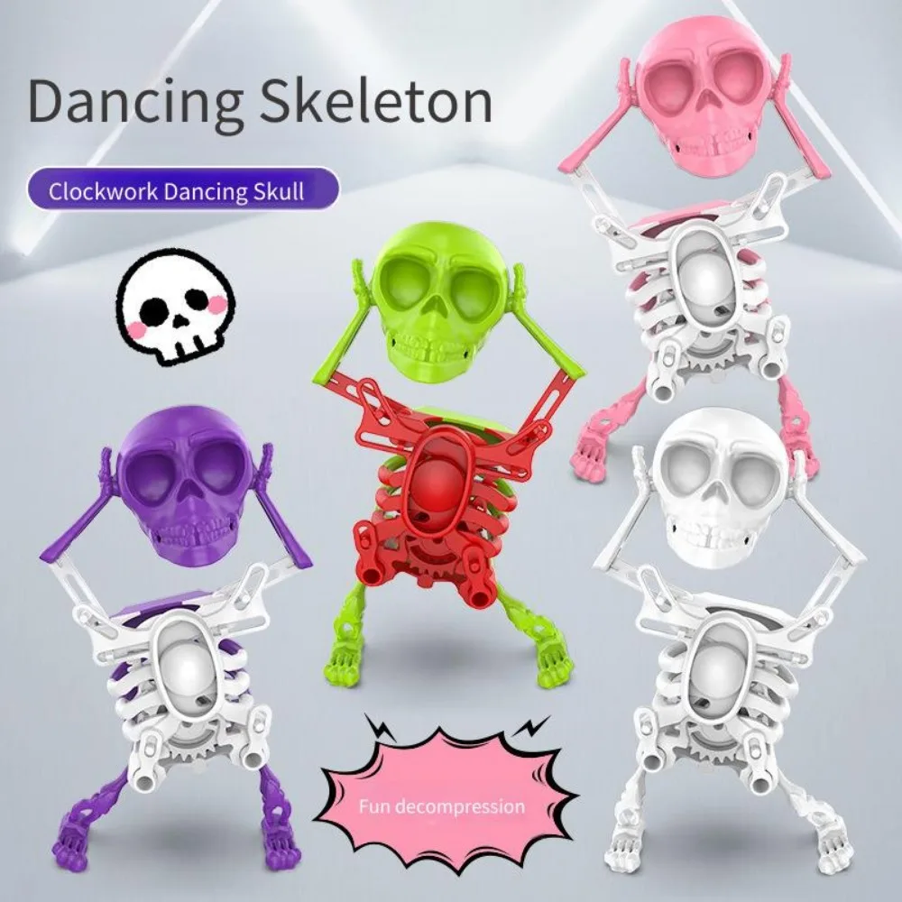 Halloween hot skeleton man dancing swaying clockwork 3D printing fun toys
Halloween hot skeleton man dancing swaying clockwork 3D printing fun toys
